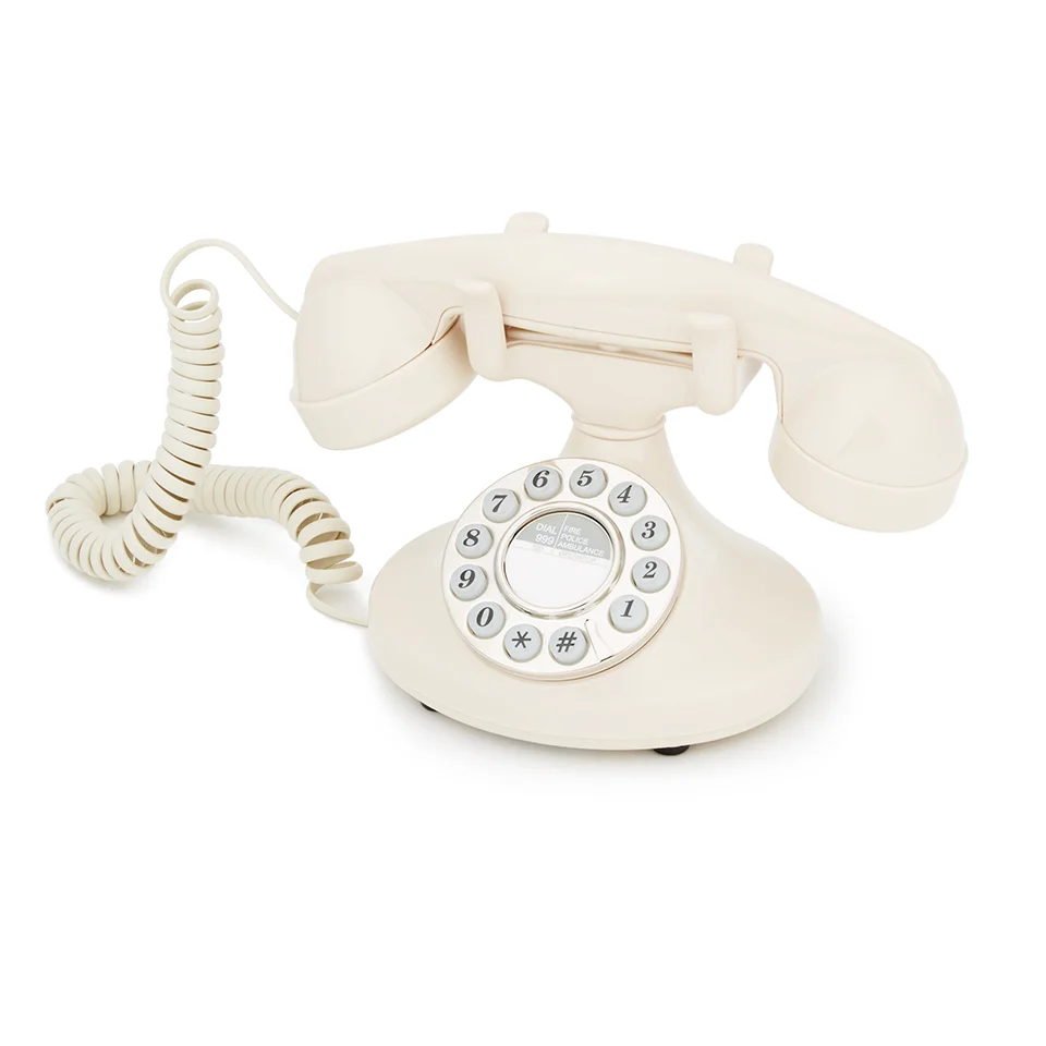 GPO Pearl Classic Retro Corded Telephone - Ivory Bild 1