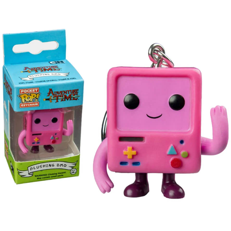 Adventure Time Pocket POP! Vinyl Schlüsselanhänger Pink BMO Bild 1