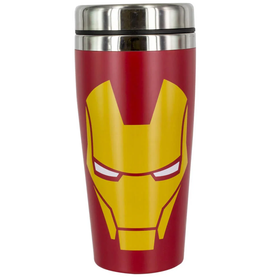 Marvel Iron Man Edelstahl Tasse – Rot Bild 1