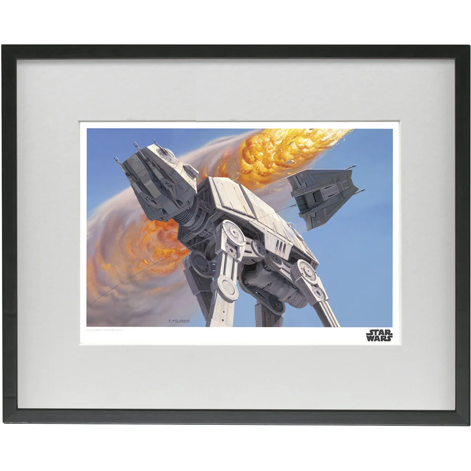 EXCLUSIVE Star Wars Ralph McQuarrie Framed Illustrated Art Print (16x12 Inches) (Limited Edition) Bild 1