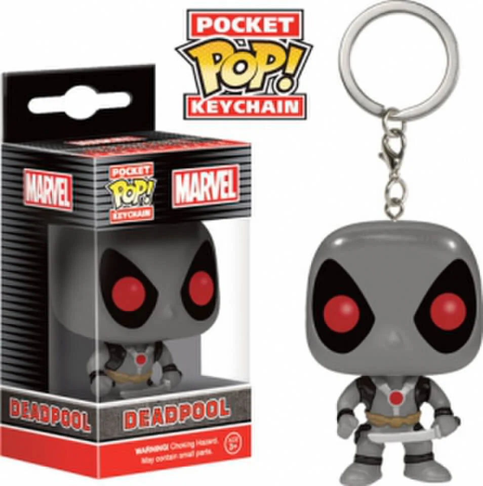 Marvel Comics Pocket POP! Vinyl Schlüsselanhänger Deadpool X-Force Costume Bild 1