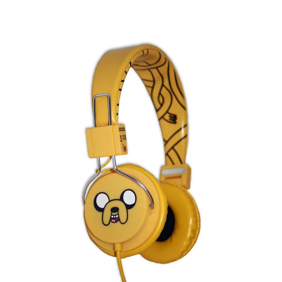 Adventure Time Jake and Finn Jake The Dog Folding On-Ear Headphones Bild 1