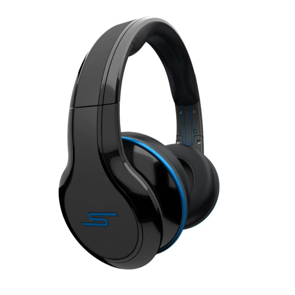 SMS Audio by 50 Cent: Street Over Ear Headphones (Passive Noise Cancellation) - Black Bild 1