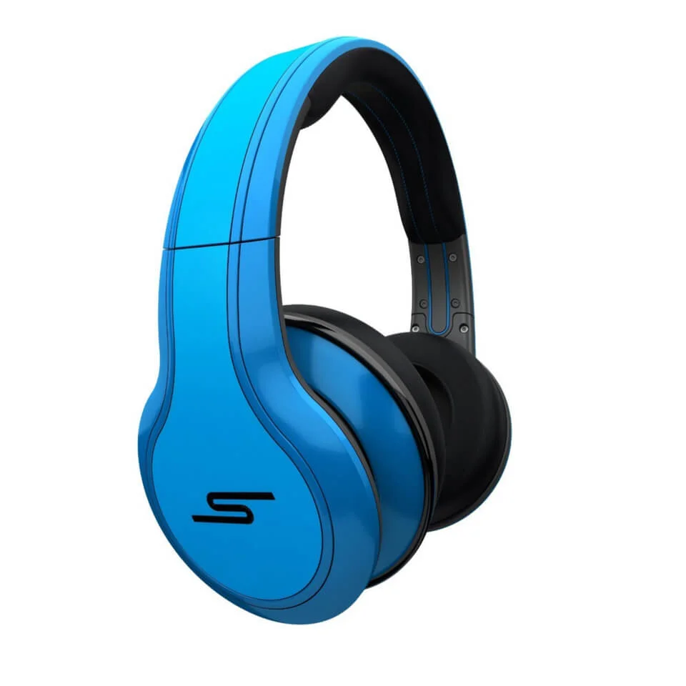 SMS Audio by 50 Cent: Street Over Ear Headphones (Passive Noise Cancellation) - Blue Bild 1