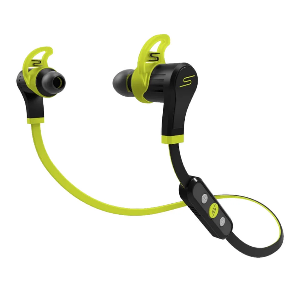 SMS Audio by 50 Cent: Sports Bluetooth Earphones (Water Resistant) - Yellow Bild 1