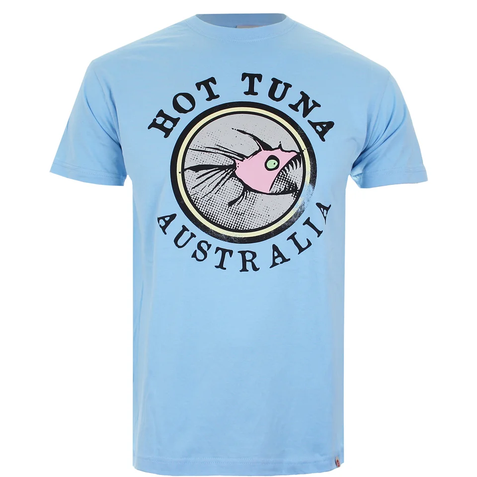 Hot Tuna Men's Australia T-Shirt - Sky Blue - S - Blau Bild 1