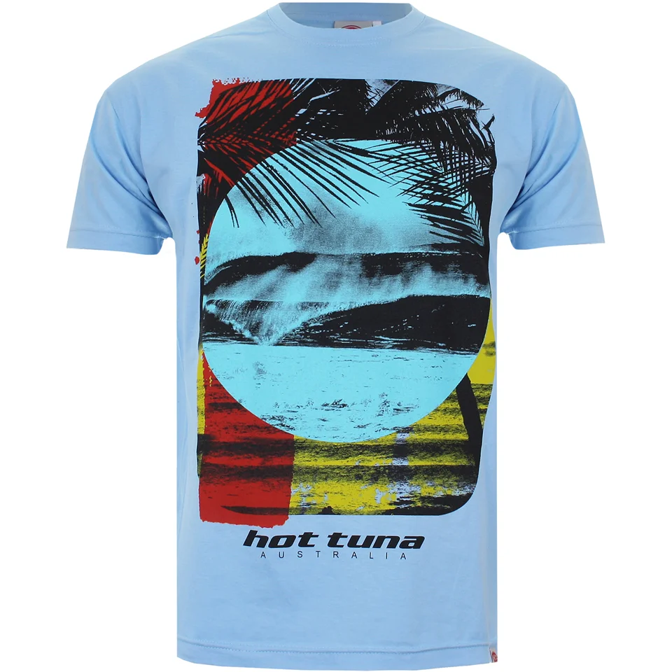 Hot Tuna Men's Surf T-Shirt - Sky Blue - S - Blau Bild 1
