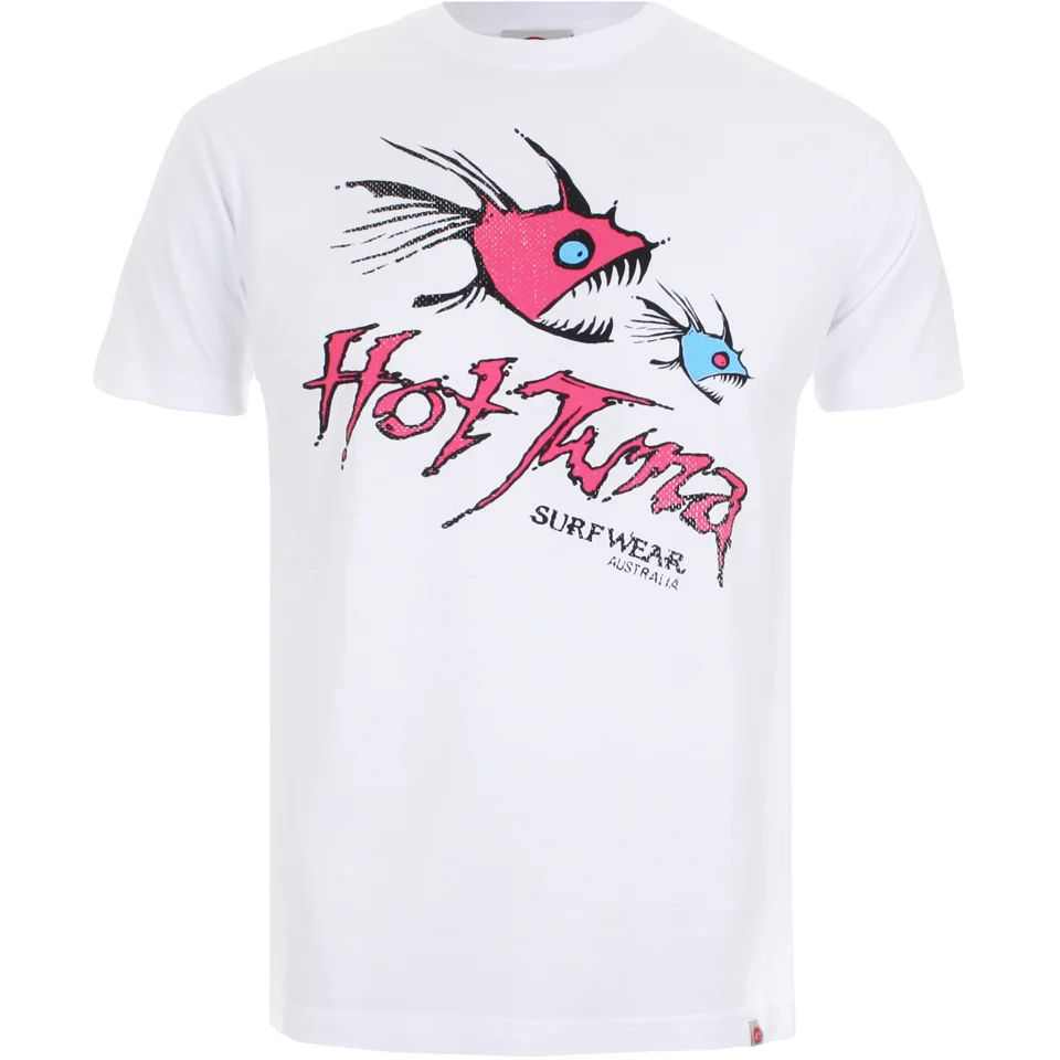 Hot Tuna Men's Nom Nom T-Shirt - White - S - Weiß Bild 1