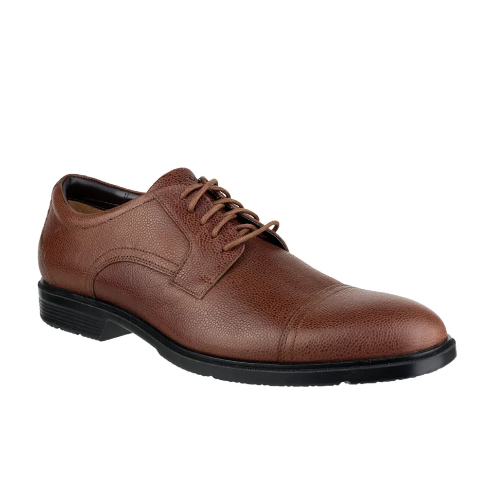 Rockport Men's City Smart Cap Toe Brogues - Tan - UK 10 - Tan Bild 1