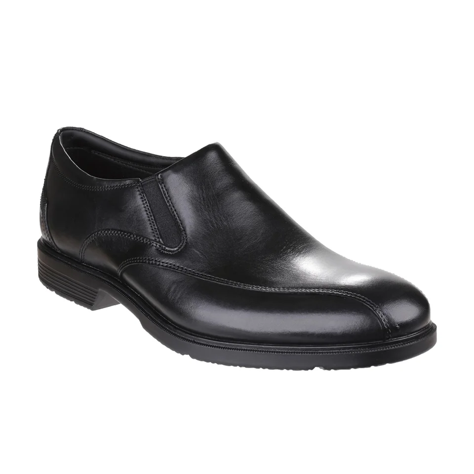 Rockport Men's City Smart Bike Toe Slip On Shoes - Black - UK 10 - Schwarz Bild 1