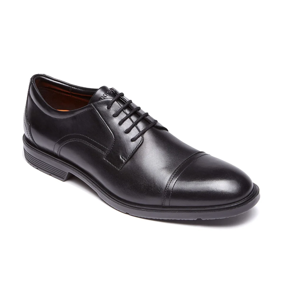 Rockport Men's City Smart Cap Toe Brogues - Black - UK 9 - Schwarz Bild 1