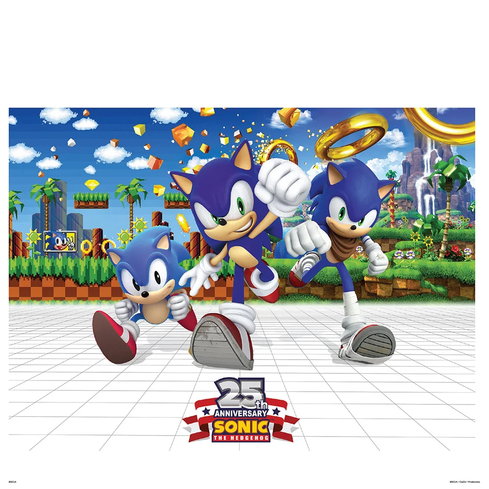 Sonic the Hedgehog 25th Anniversary Art Print - 14 x 11 Bild 1