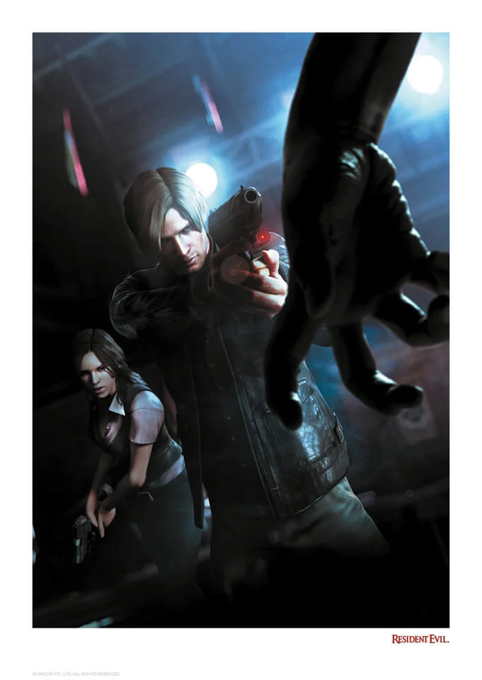 Resident Evil 'Bio Hazard' Art Print - 16.5 x 11.7 Bild 1