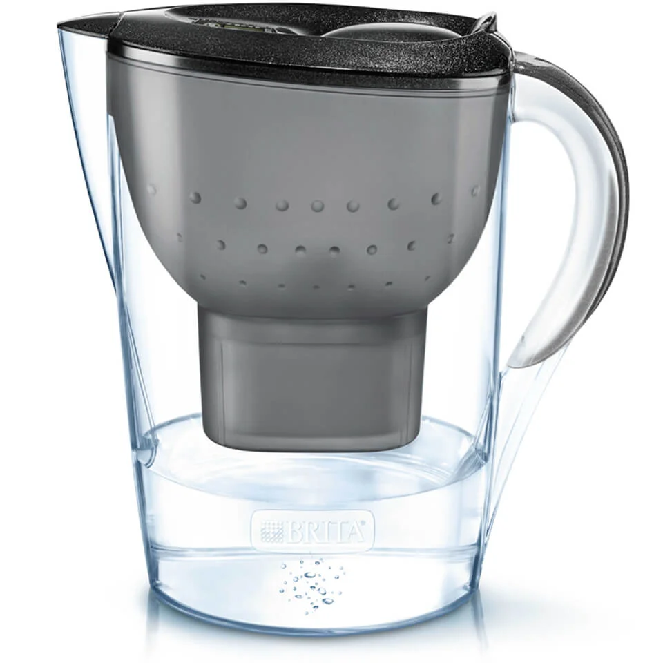 BRITA Marella Cool Water Filter Jug - Black Glitter (2.4L) Bild 1