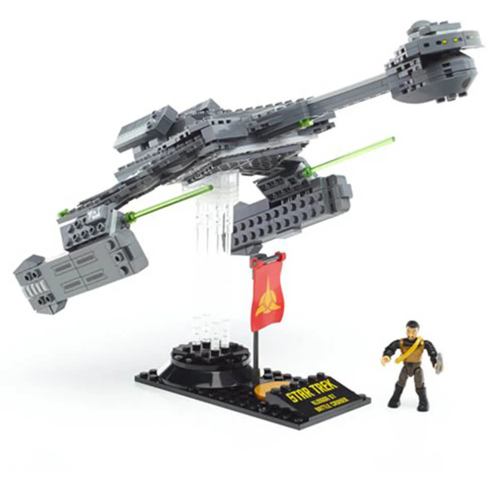 Mega Bloks Star Trek: The Original Series Klingon D-7 Battlecruiser Vehicle Bild 1