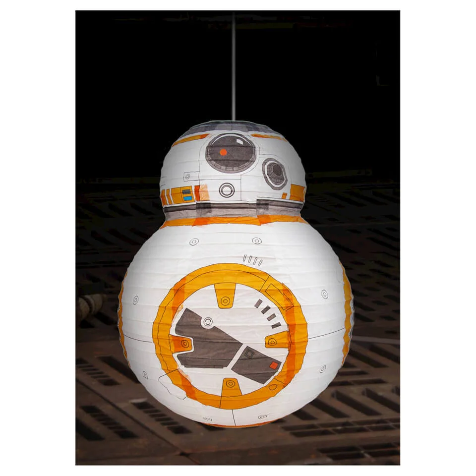 Star Wars BB-8 Paper Shade - White/Orange/Grey Bild 1