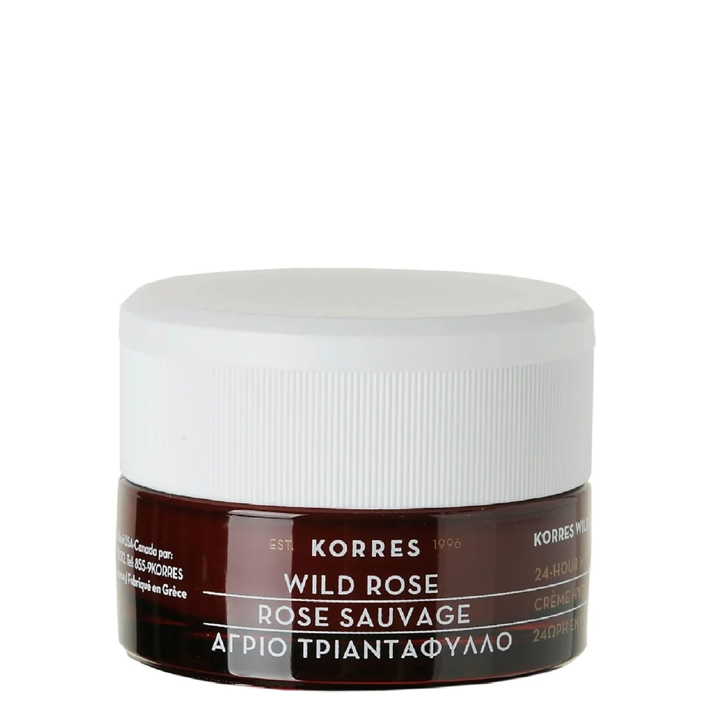 KORRES Wild Rose 24-h Feuchtigkeitspflege SPF6 40ml Bild 1