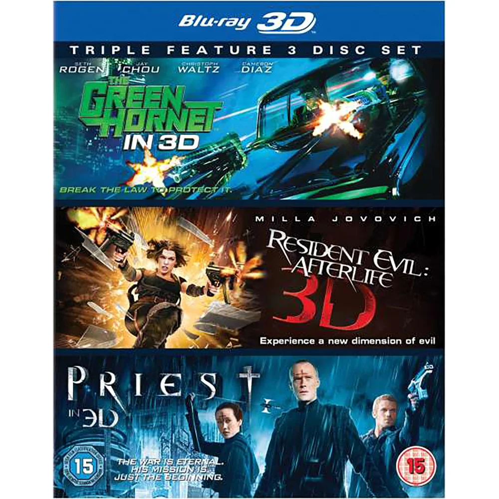 The Green Hornet 3D / Priest 3D / Resident Evil: Afterlife 3D Bild 1