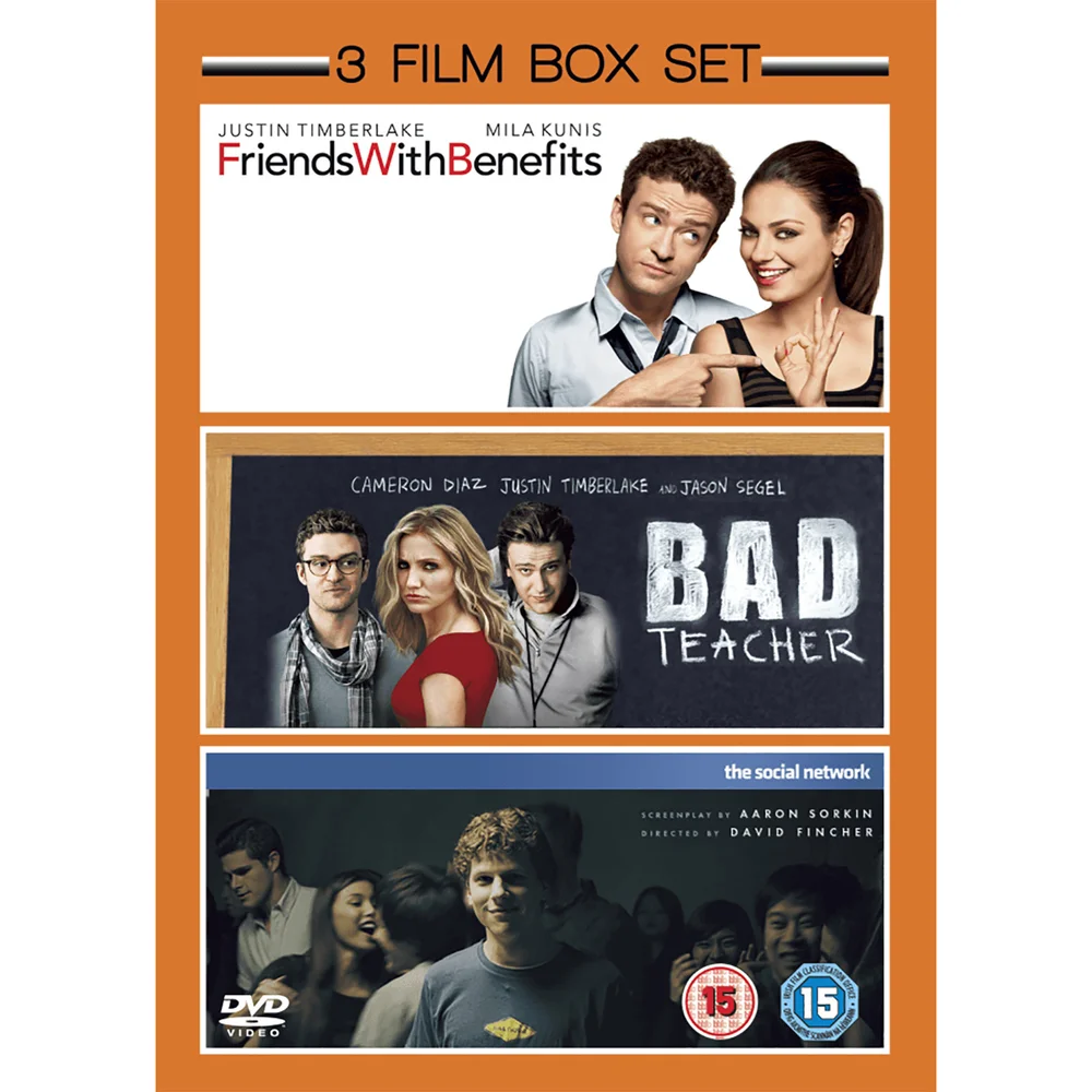 Friends with Benefits / The Social Network / Bad Teacher Bild 1