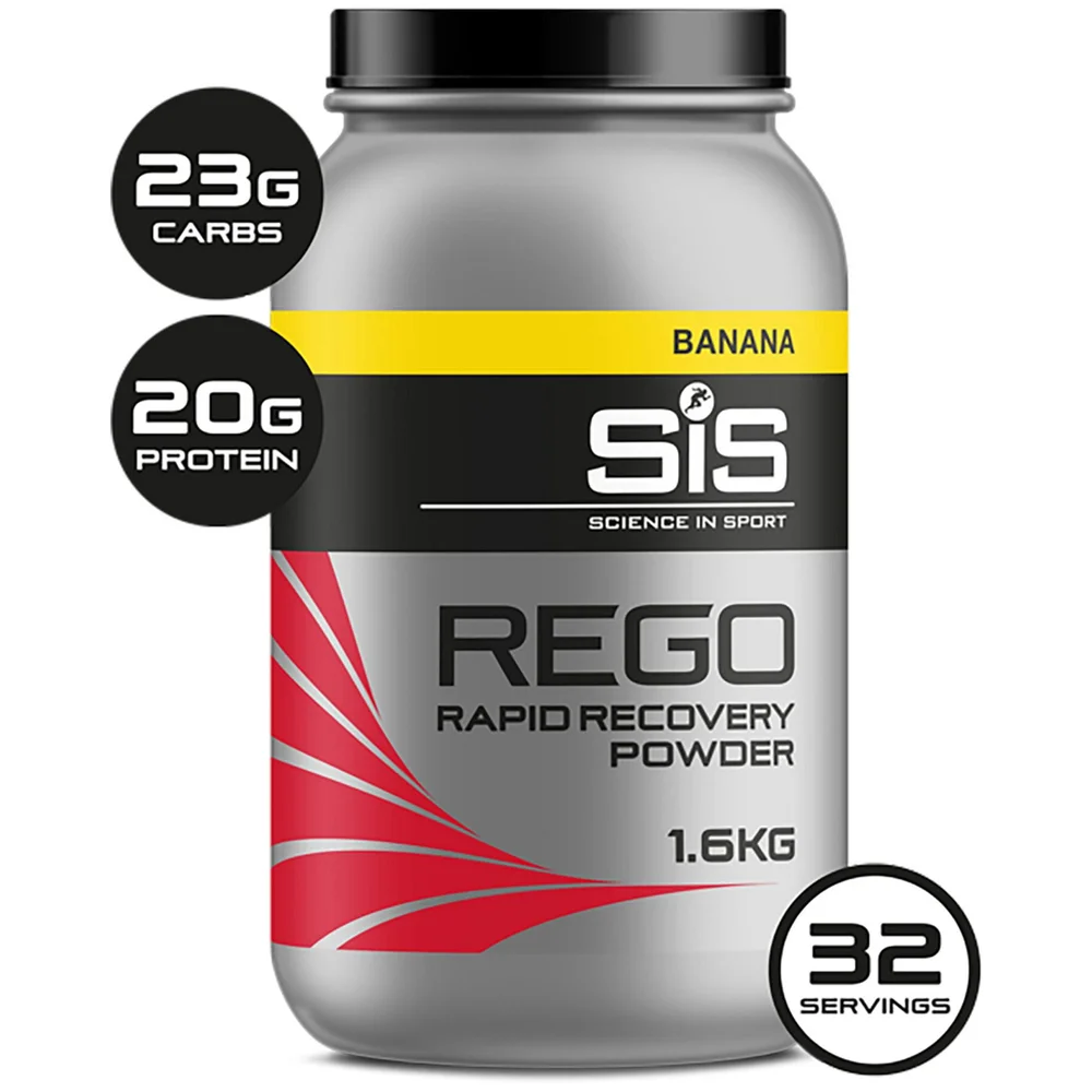 Science in Sport Rego Rapid Recovery Getränke Pulver - 1.6kg Dose - 1.6kg - Gefäss - Banane Bild 1