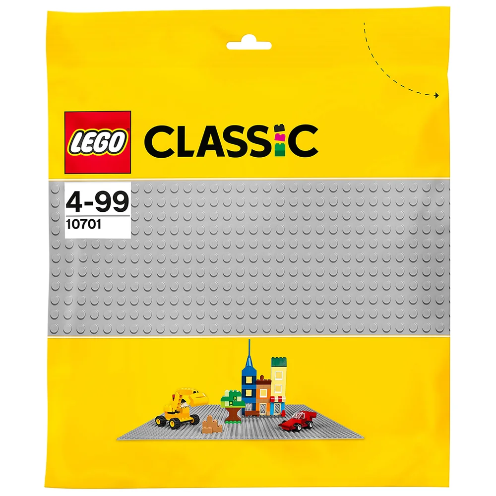 LEGO 10701 Classic Graue Bauplatte, 38 cm x 38 cm, Lernspielzeug, kreatives Spielen Bild 1