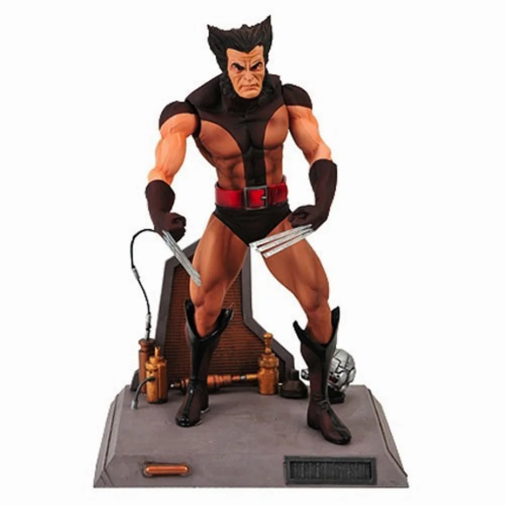Diamond Select Marvel Select Action Figure - Wolverine (Unmasked Brown Costume) Bild 1