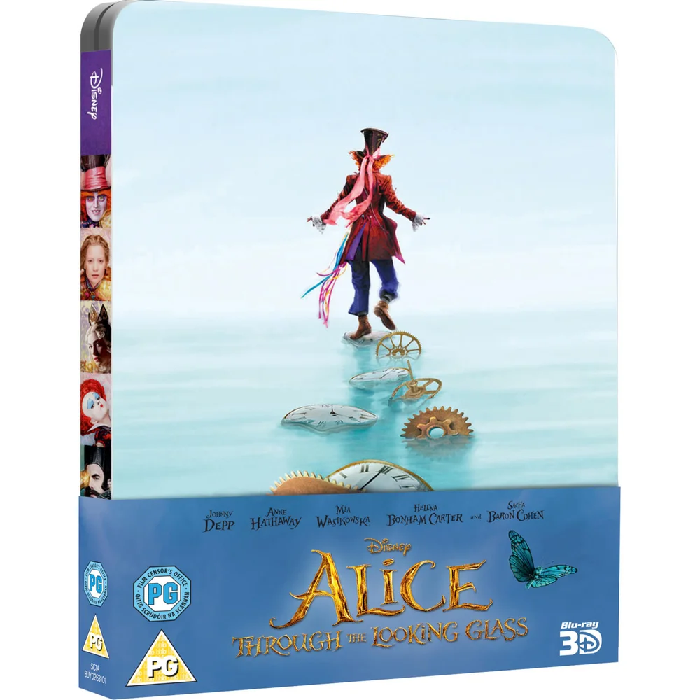 Alice im Wunderland: Hinter den Spiegeln 3D (enthält 2D Version) - Limited Edition Steelbook (UK Edition) Bild 1