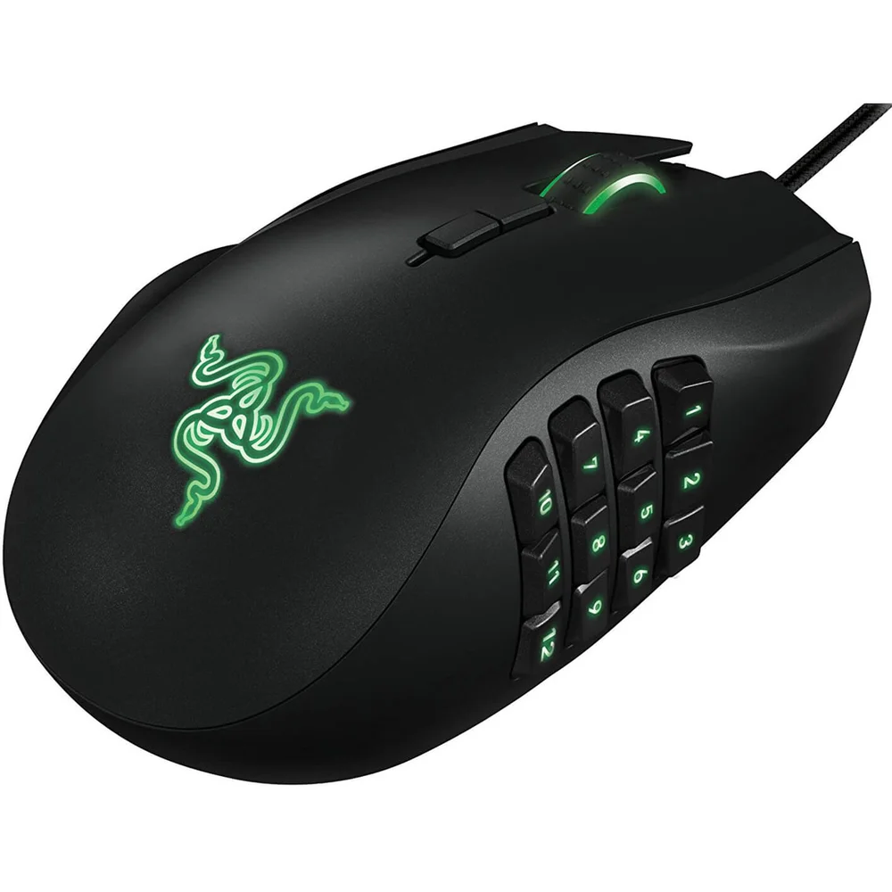 Razer Naga Left Handed Gaming Mouse - Black (2 Year Warranty) Bild 1