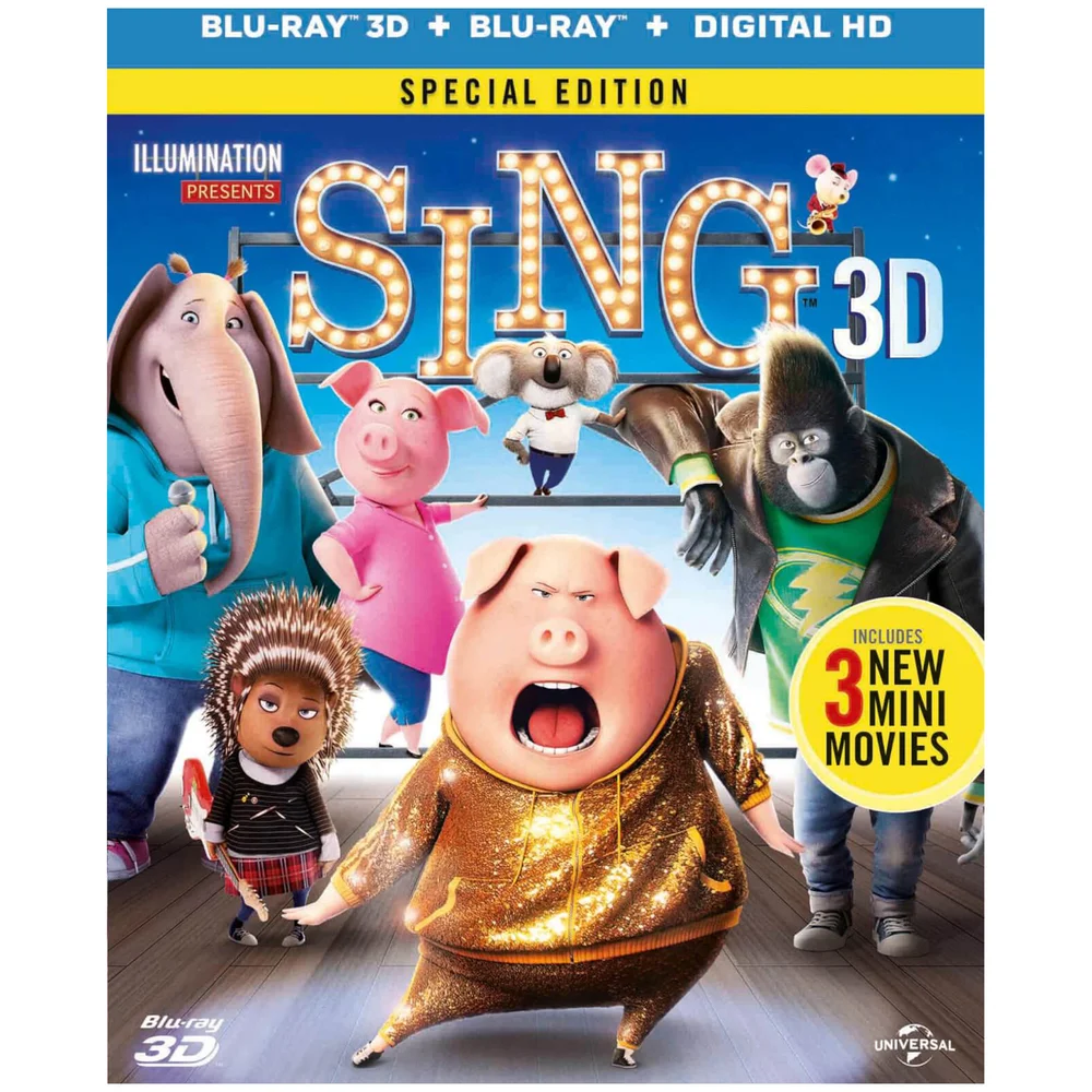 Sing 3D (inkl. DVD + 2D-Version + UV-Kopie) Bild 1