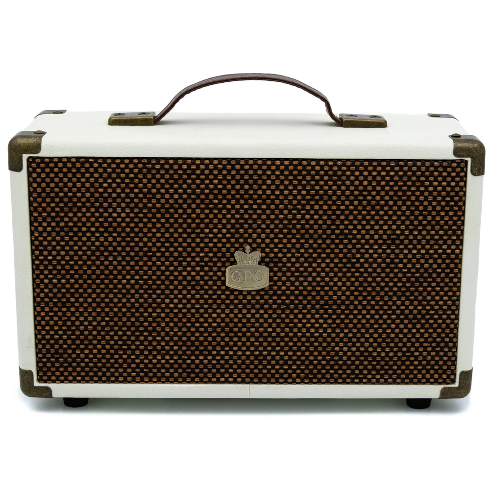 GPO Retro Westwood Bluetooth Speaker - Cream/Tan Bild 1