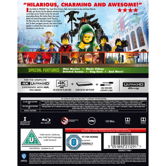 Der LEGO Ninjago Film - 4K Ultra HD