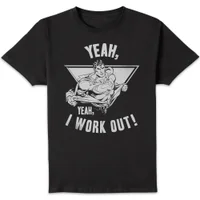 DC Comics Superman I Work Out T-Shirt - Schwarz