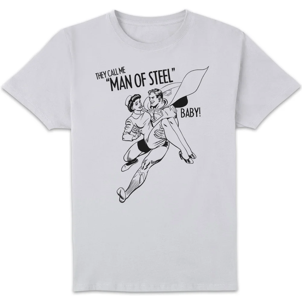 DC Comics Superman Valentines Steel Baby T-Shirt - Weiß - S Bild 1