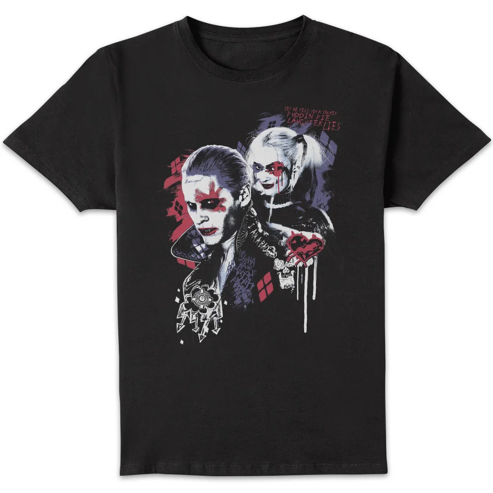 DC Comics Suicide Squad Harleys Puddin T-Shirt - Schwarz - S Bild 1