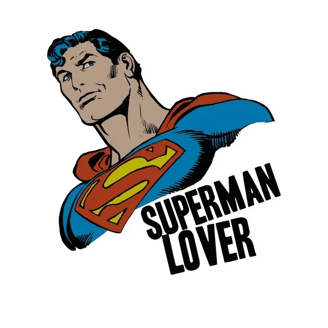DC Comics Superman Lover T-Shirt - Weiß