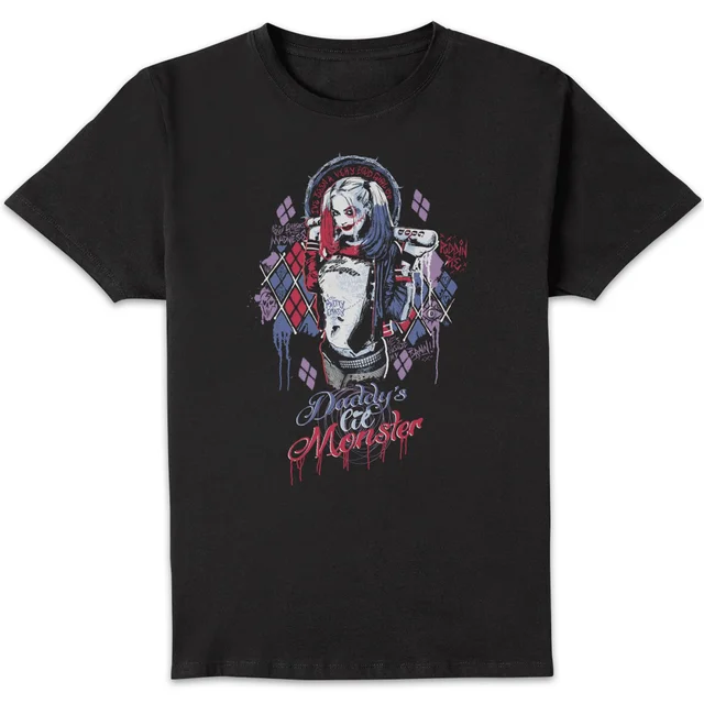 DC Comics Suicide Squad Daddys Lil Monster T-Shirt - Schwarz