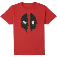 Marvel Deadpool Splat Face T-Shirt - Rot