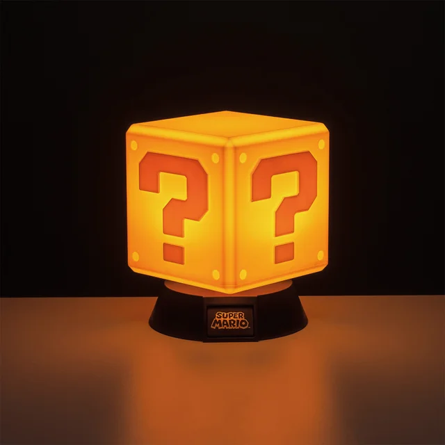 3D-Lampe Fragezeichen-Block