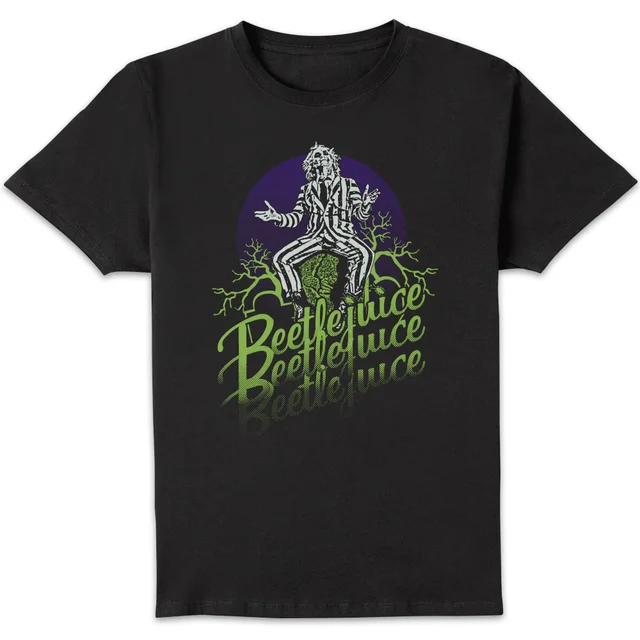 Beetlejuice Faded T-Shirt - Schwarz