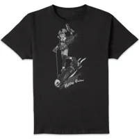 Batman Harley Quinn Gotham T-Shirt - Schwarz