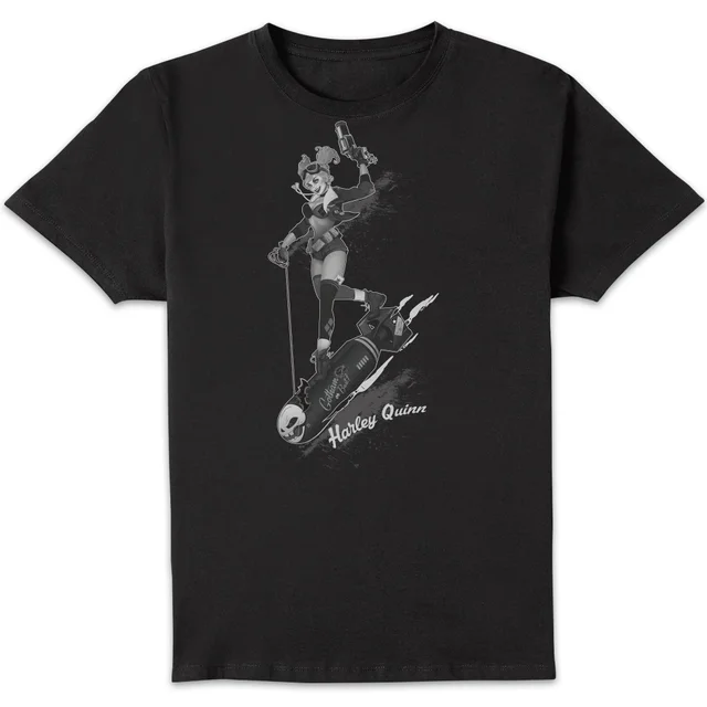 Batman Harley Quinn Gotham T-Shirt - Schwarz