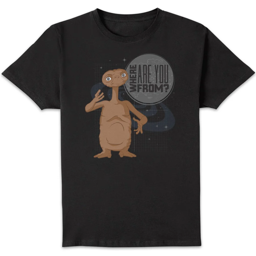 ET Where Are You From T-Shirt - Schwarz - S Bild 1