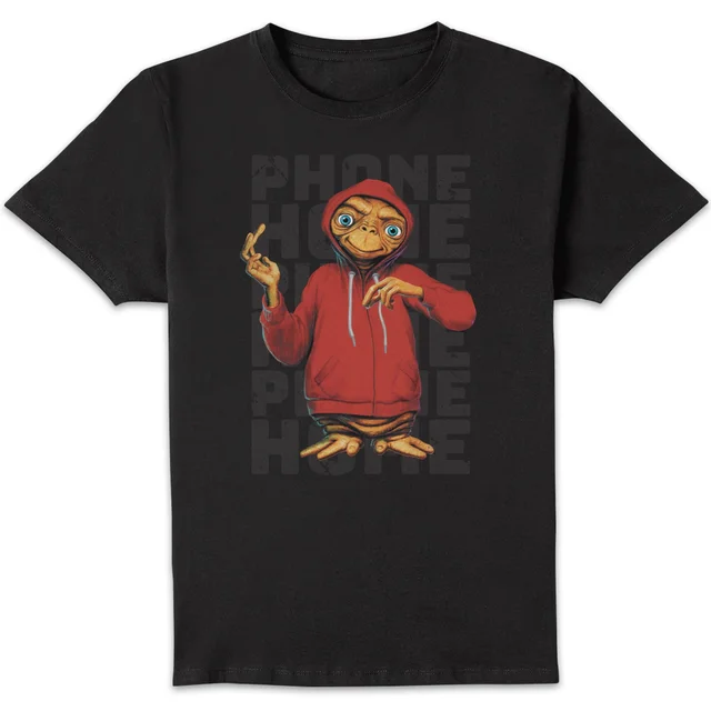 ET Phone Home Stylised T-Shirt - Schwarz
