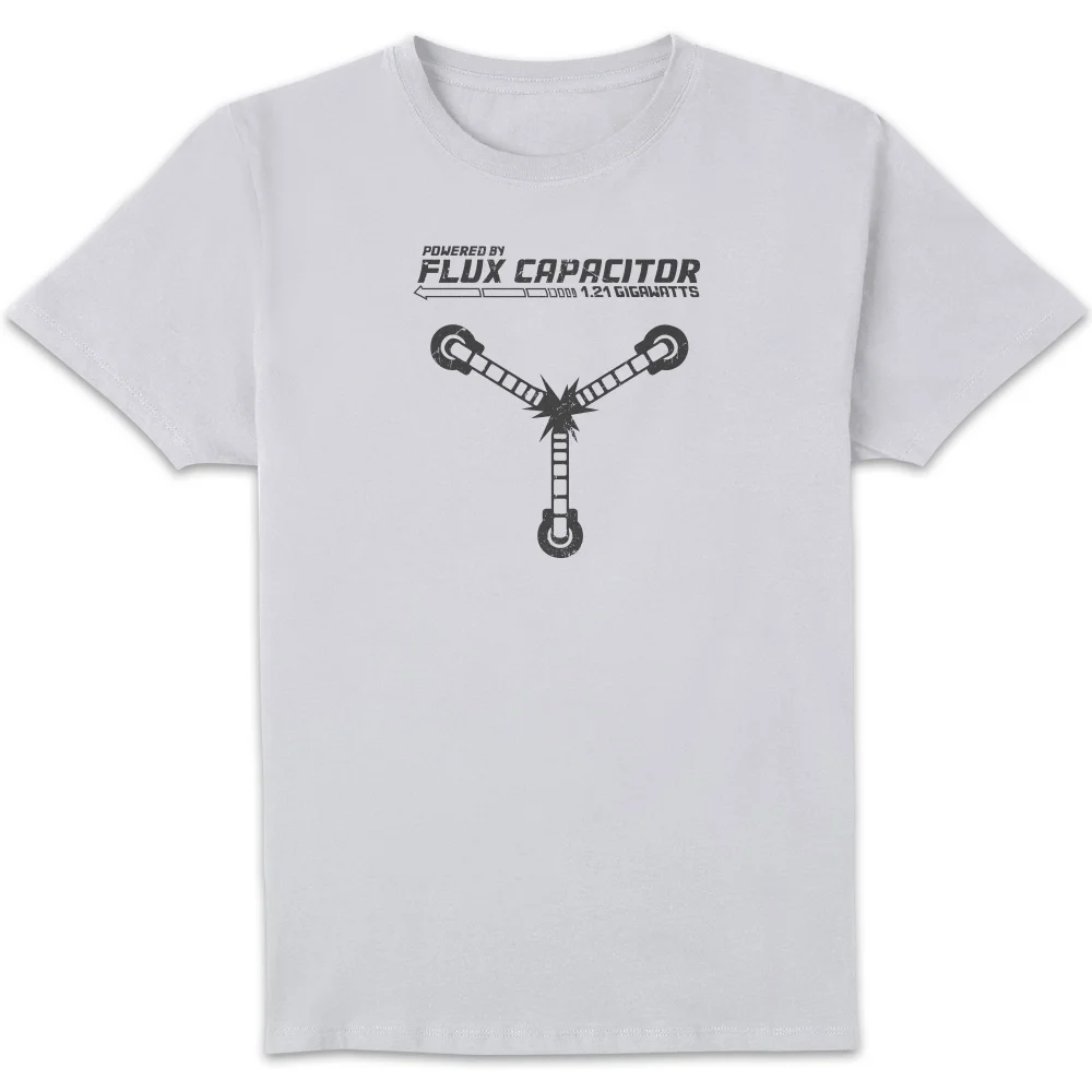 Zurück In Die Zukunft PoweRot By Flux Capacitor T-Shirt - Weiß - S Bild 1