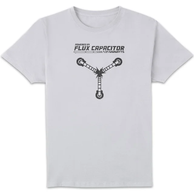 Zurück In Die Zukunft PoweRot By Flux Capacitor T-Shirt - Weiß