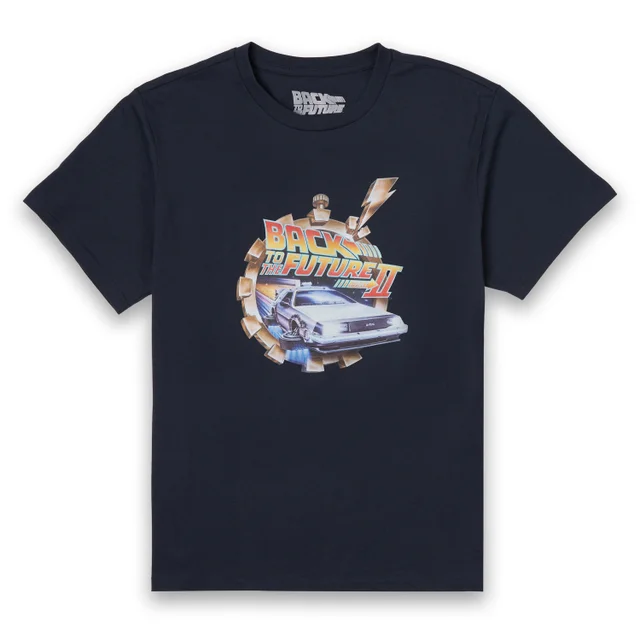 Zurück In Die Zukunft Clockwork T-Shirt - Blau
