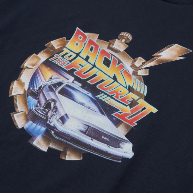 Zurück In Die Zukunft Clockwork T-Shirt - Blau