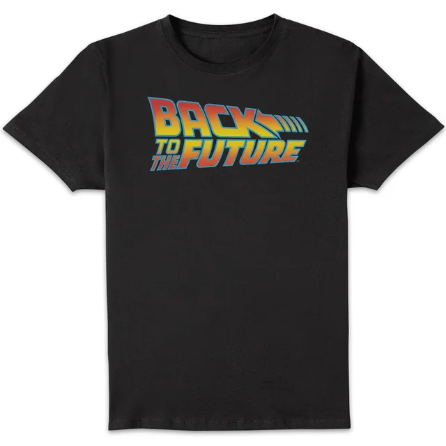 Zurück In Die Zukunft Classic Logo T-Shirt - Schwarz