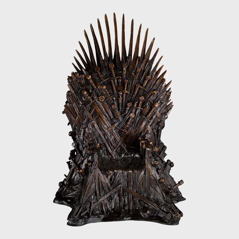 Noble Collection Game of Thrones Der Eiserne Thron Bronze Deluxe Statue 14 Zoll Bild 1
