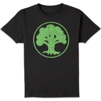 Magic The Gathering Mana Grün T-Shirt - Schwarz